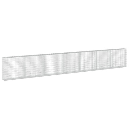 vidaXL Gabion with 5 mm Wire and 5x10 cm Mesh 700x30x100 cm 2