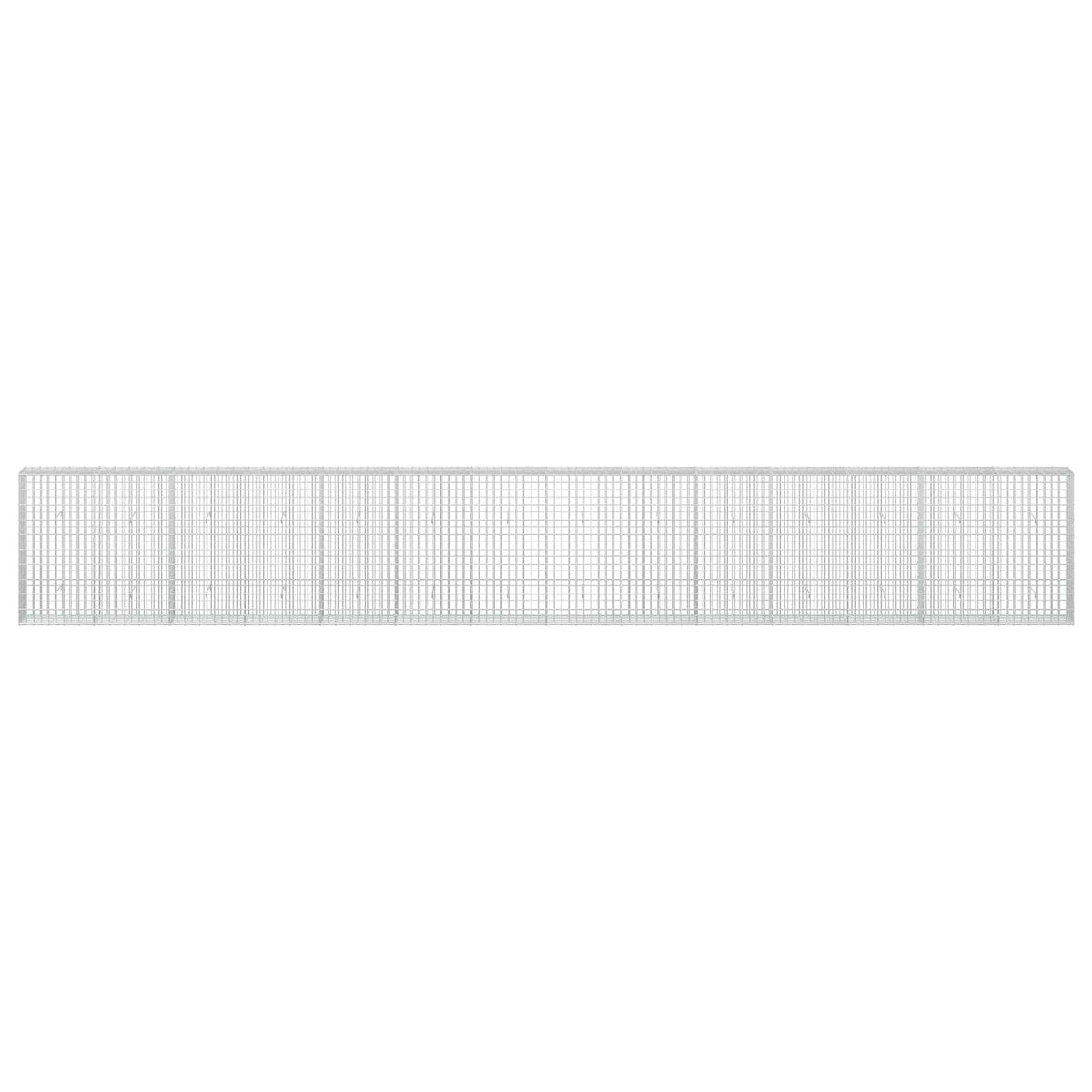 vidaXL Gabion with 5 mm Wire and 5x10 cm Mesh 700x30x100 cm 3