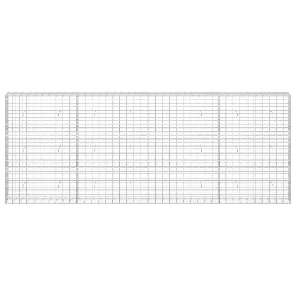 vidaXL Gabion with 5 mm Wire and 5x10 cm Mesh 400x30x150 cm 3