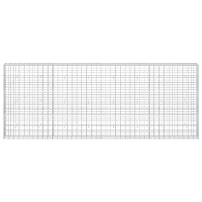 vidaXL Gabion with 5 mm Wire and 5x10 cm Mesh 400x30x150 cm 3