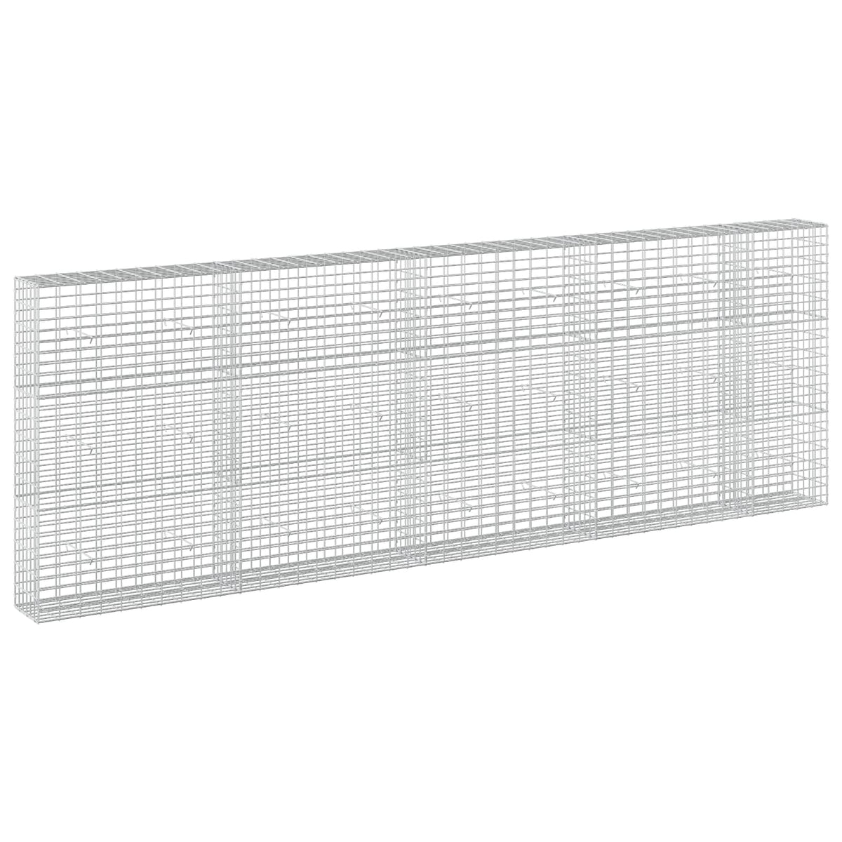 vidaXL Gabion with 5 mm Wire and 5x10 cm Mesh 450x30x150 cm 2