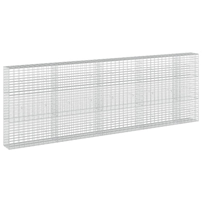 vidaXL Gabion with 5 mm Wire and 5x10 cm Mesh 450x30x150 cm 2