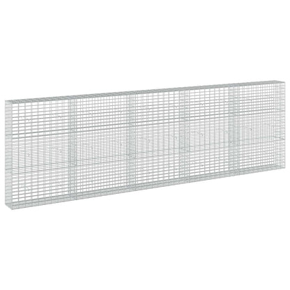 vidaXL Gabion with 5 mm Wire and 5x10 cm Mesh 500x30x150 cm 2