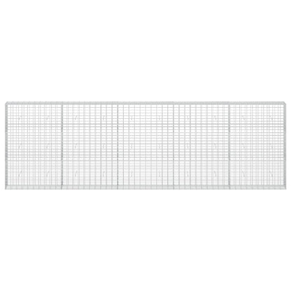 vidaXL Gabion with 5 mm Wire and 5x10 cm Mesh 500x30x150 cm 3