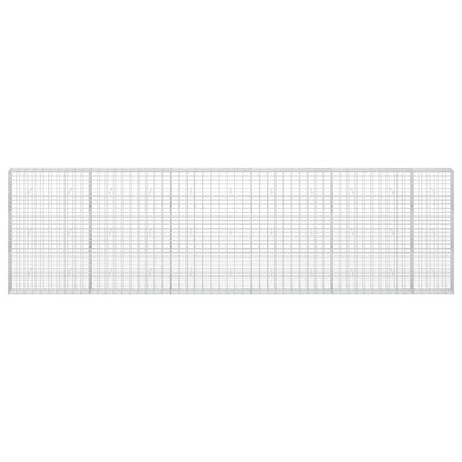vidaXL Gabion with 5 mm Wire and 5x10 cm Mesh 550x30x150 cm 3