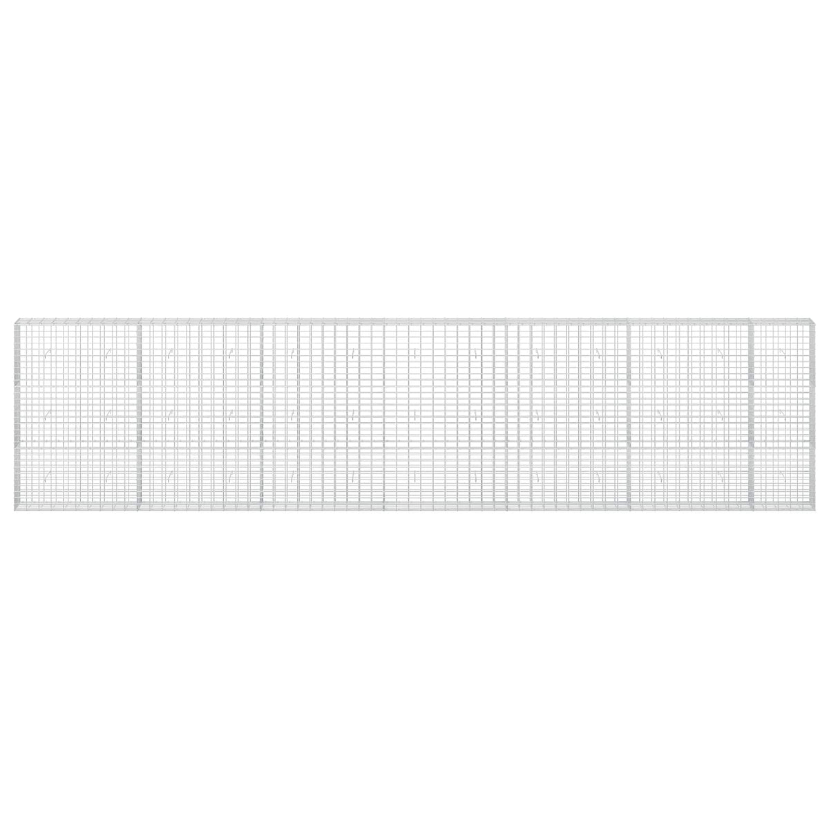 vidaXL Gabion with 5 mm Wire and 5x10 cm Mesh 650x30x150 cm 3