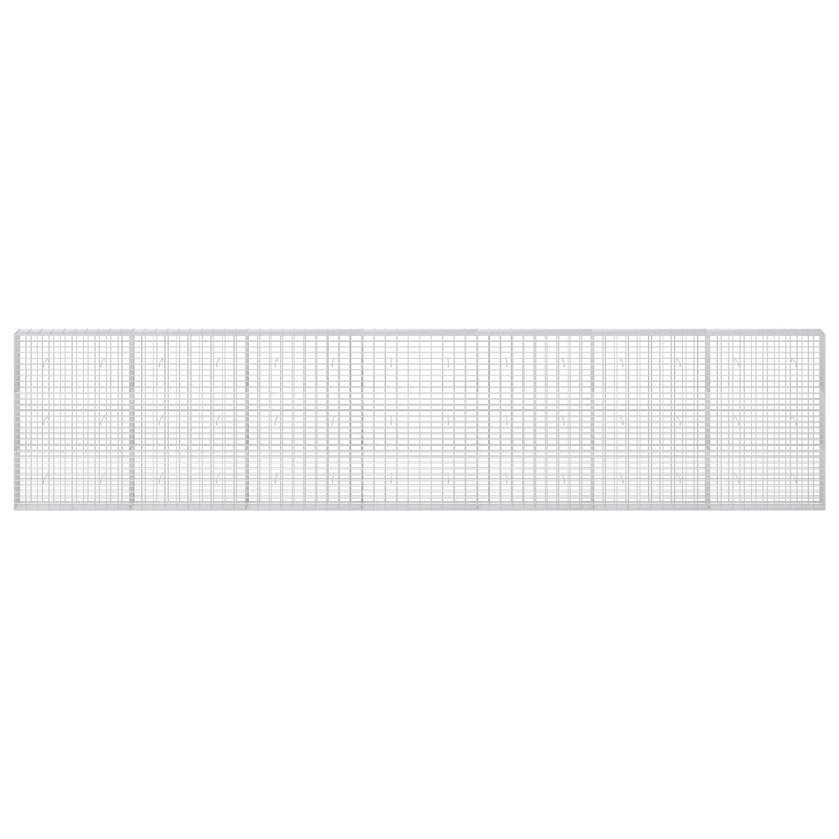 vidaXL Gabion with 5 mm Wire and 5x10 cm Mesh 700x30x150 cm 3