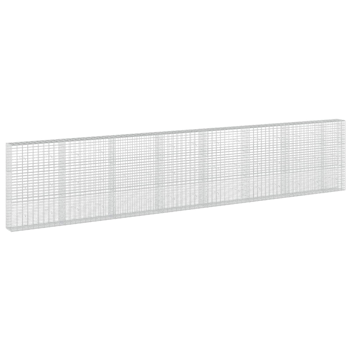 vidaXL Gabion with 5 mm Wire and 5x10 cm Mesh 750x30x150 cm 2