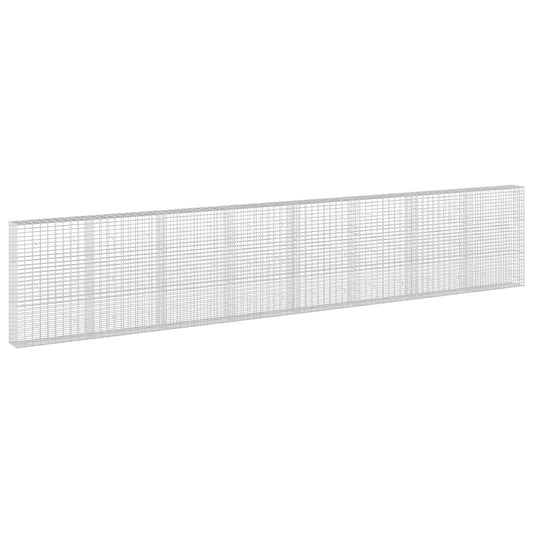 vidaXL Gabion with 5 mm Wire and 5x10 cm Mesh 800x30x150 cm 2