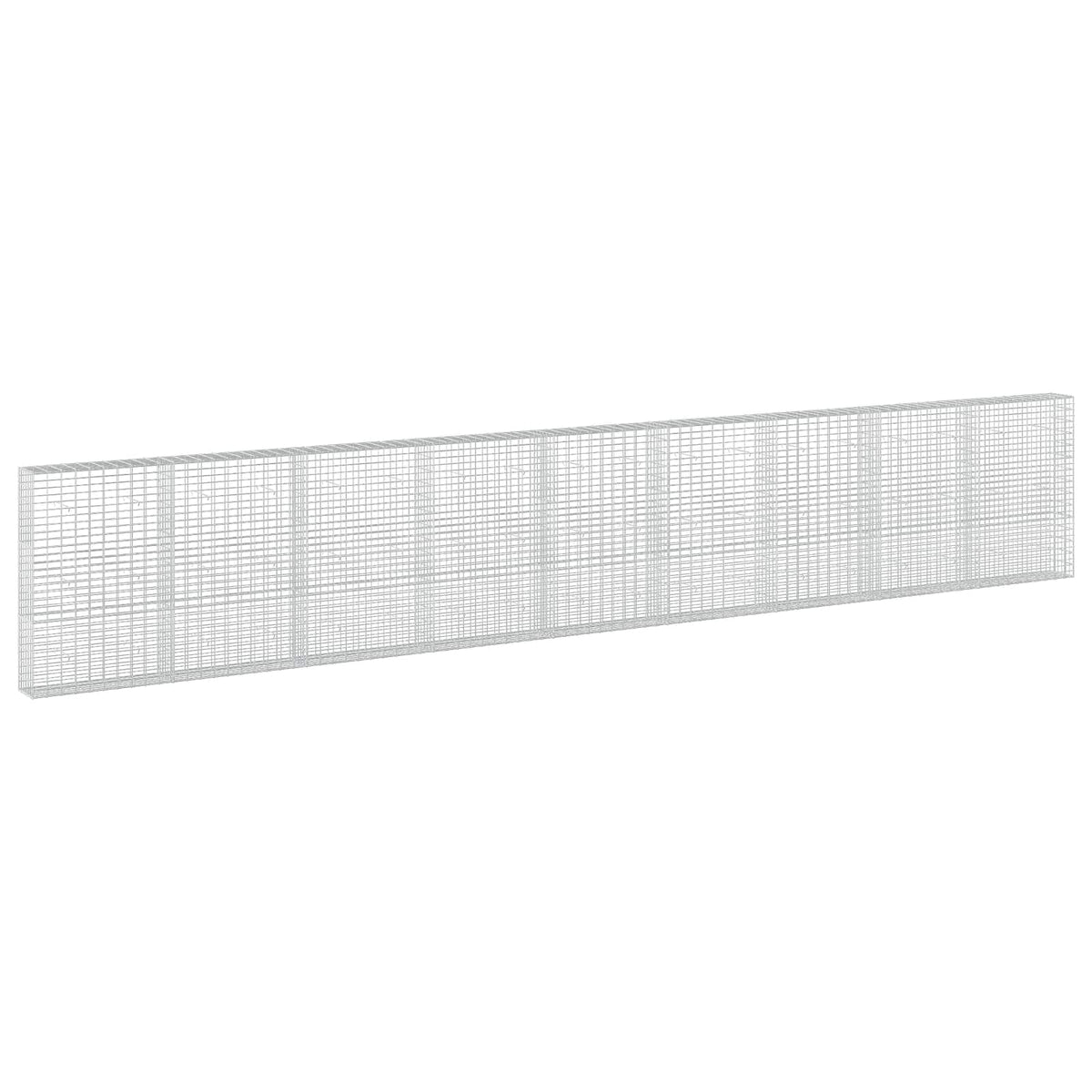vidaXL Gabion with 5 mm Wire and 5x10 cm Mesh 900x30x150 cm 2
