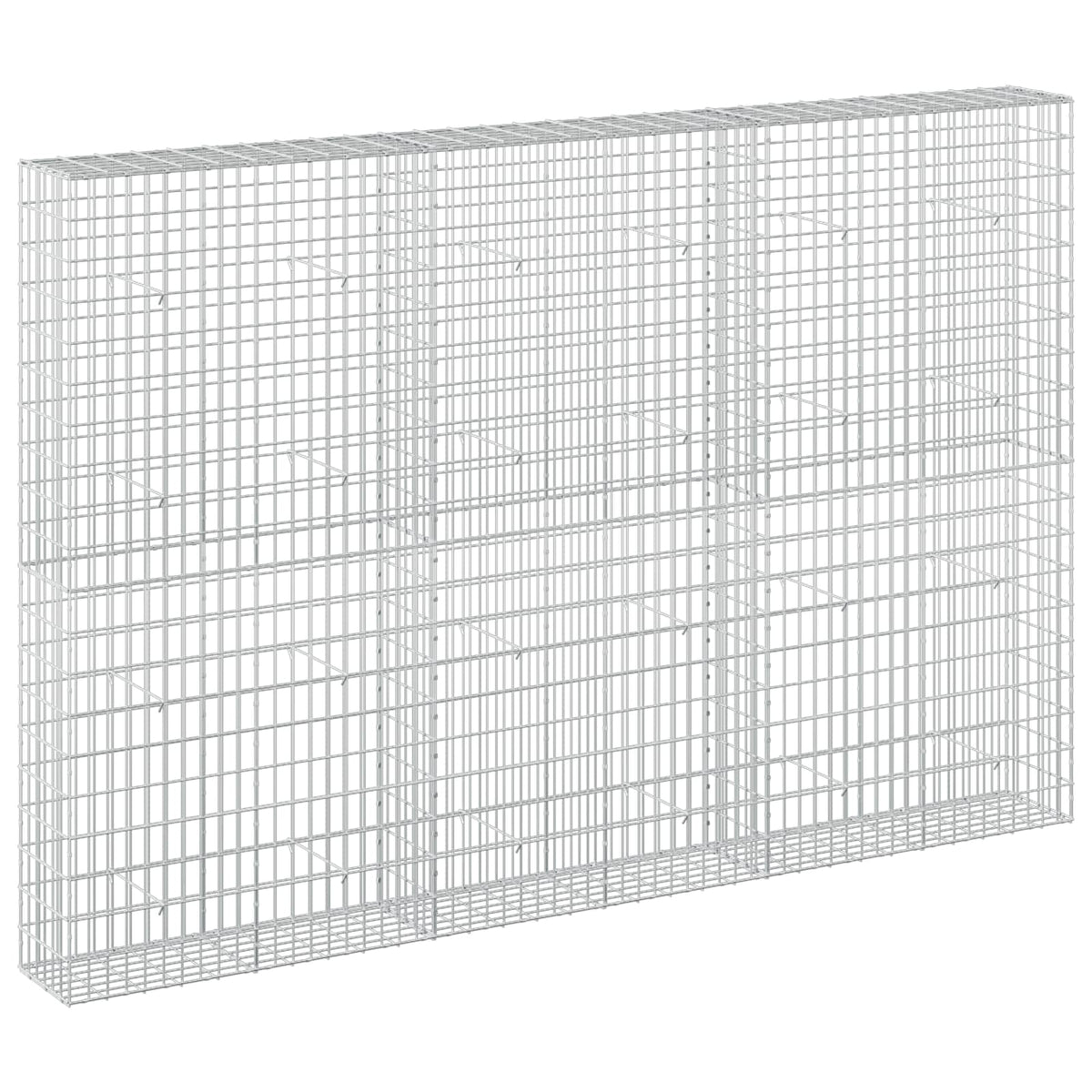 vidaXL Gabion with 5 mm Wire and 5x10 cm Mesh 300x30x200 cm 2