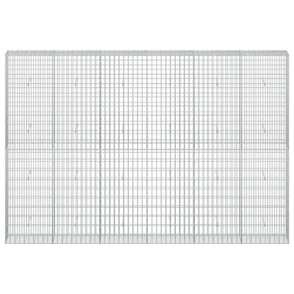 vidaXL Gabion with 5 mm Wire and 5x10 cm Mesh 300x30x200 cm 3