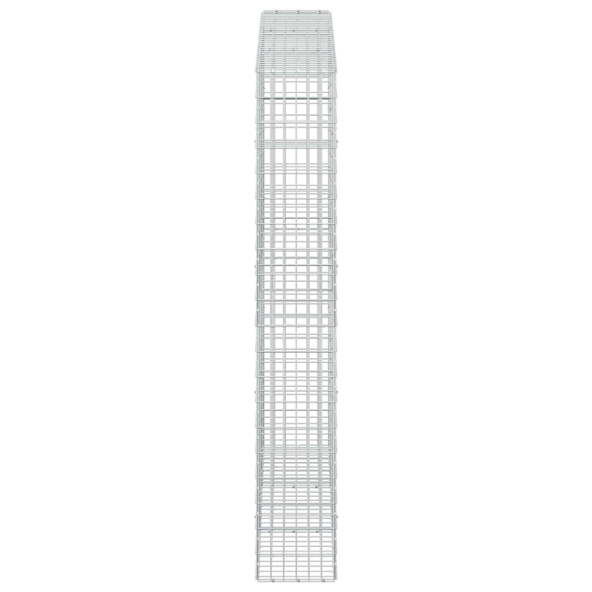 vidaXL Gabion with 5 mm Wire and 5x10 cm Mesh 300x30x200 cm 4