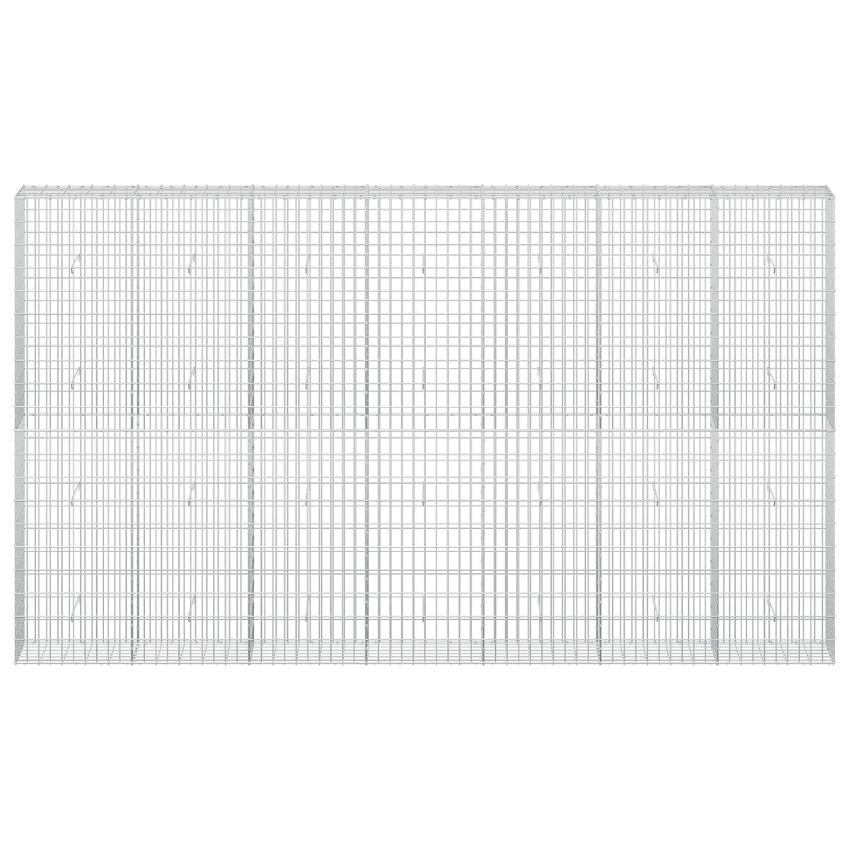 vidaXL Gabion with 5 mm Wire and 5x10 cm Mesh 350x30x200 cm 3