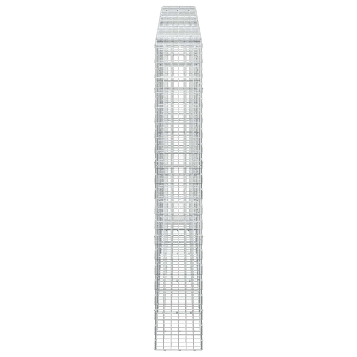 vidaXL Gabion with 5 mm Wire and 5x10 cm Mesh 450x30x200 cm 4
