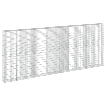 vidaXL Gabion with 5 mm Wire and 5x10 cm Mesh 500x30x200 cm 2
