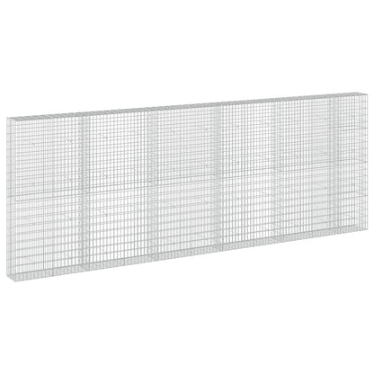 vidaXL Gabion with 5 mm Wire and 5x10 cm Mesh 550x30x200 cm 2