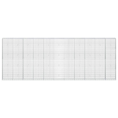 vidaXL Gabion with 5 mm Wire and 5x10 cm Mesh 550x30x200 cm 3