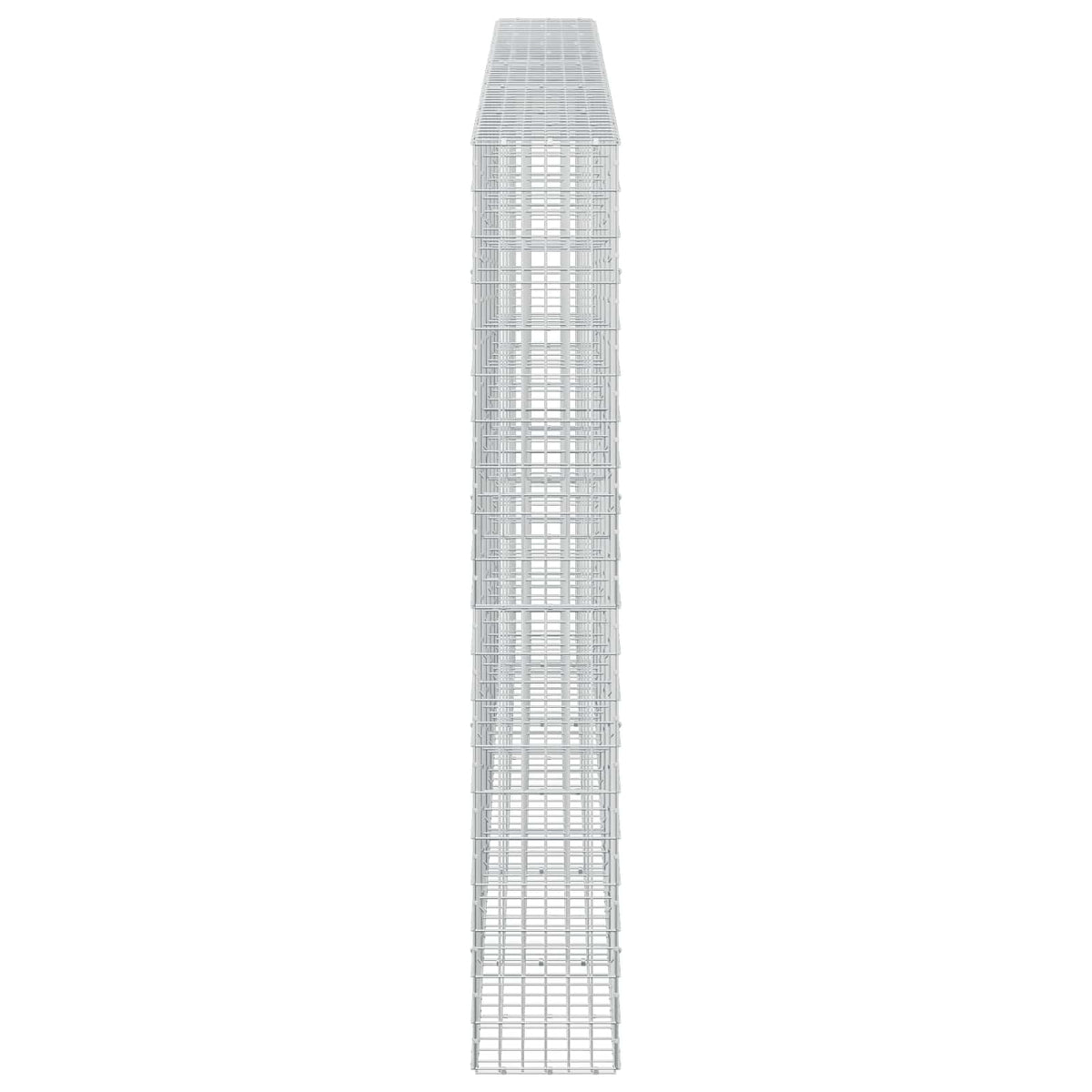 vidaXL Gabion with 5 mm Wire and 5x10 cm Mesh 550x30x200 cm 4