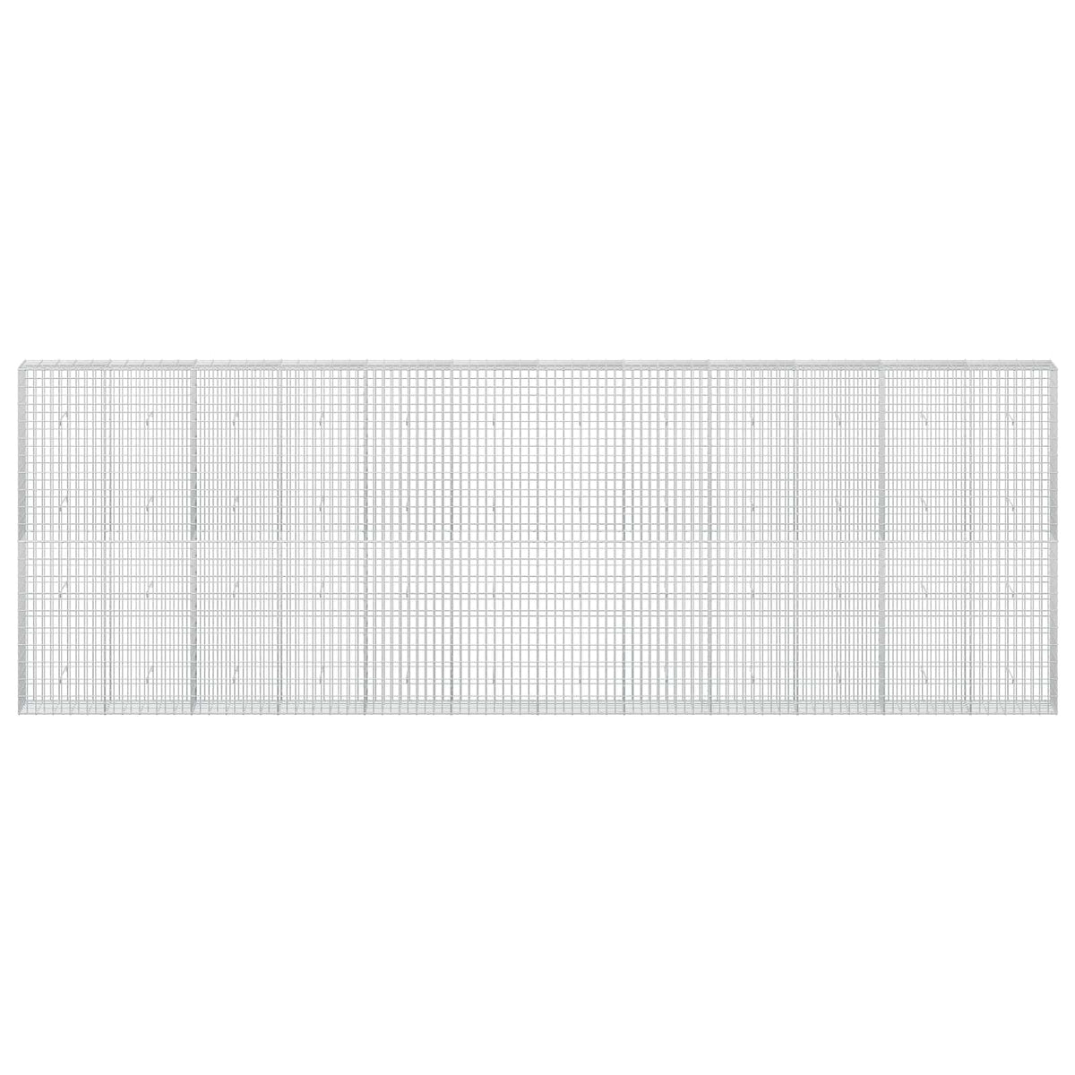 vidaXL Gabion with 5 mm Wire and 5x10 cm Mesh 600x30x200 cm 3