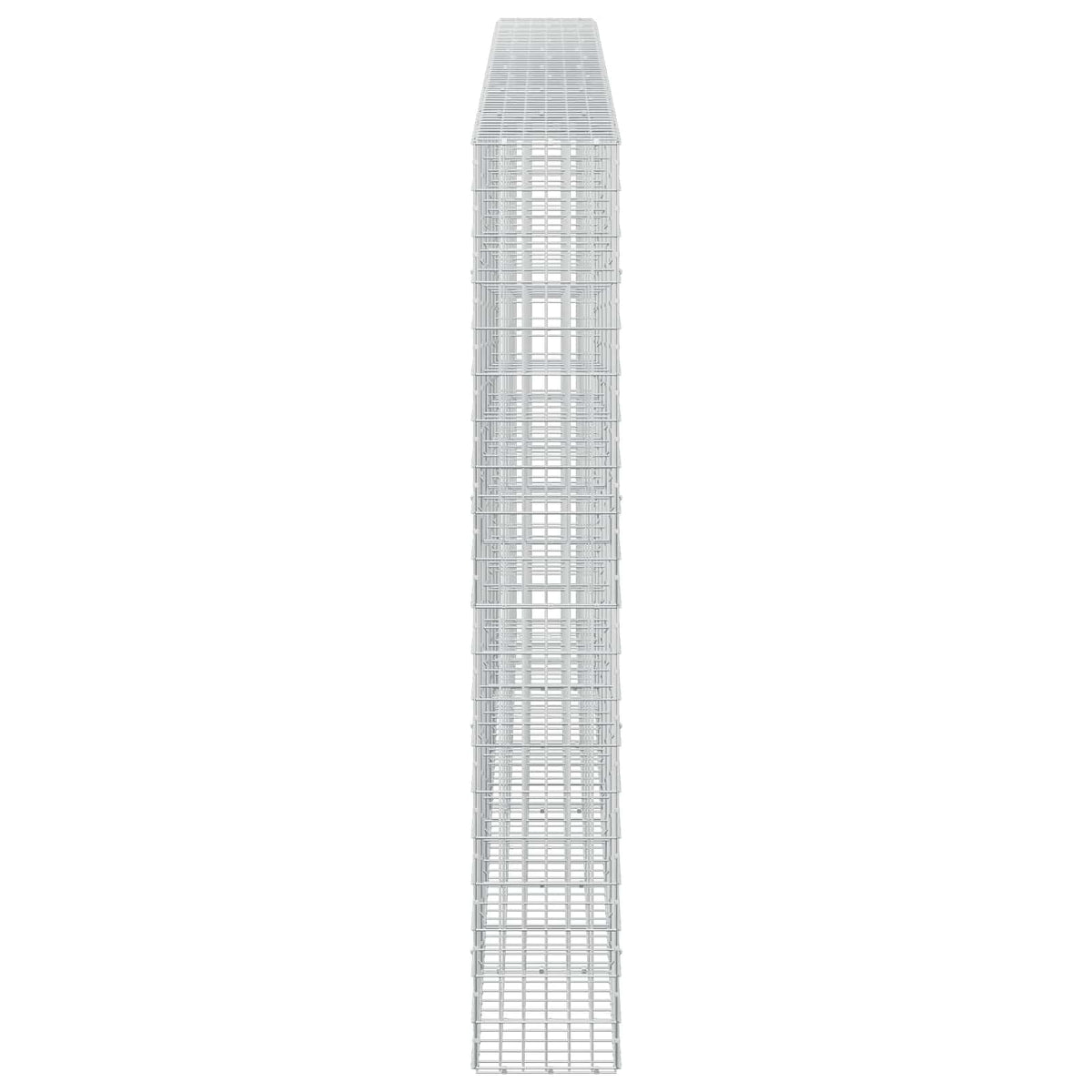 vidaXL Gabion with 5 mm Wire and 5x10 cm Mesh 600x30x200 cm 4