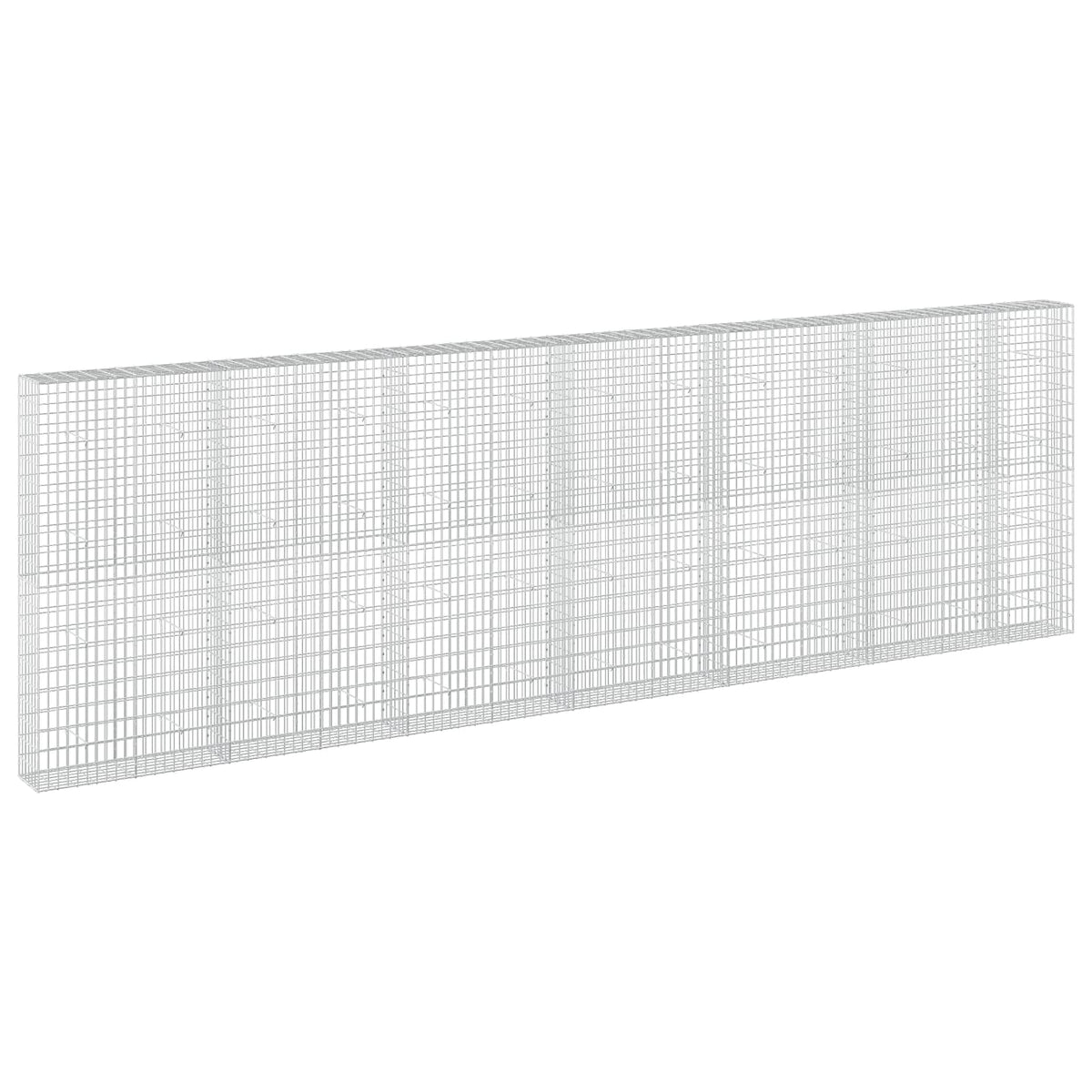 vidaXL Gabion with 5 mm Wire and 5x10 cm Mesh 650x30x200 cm 2
