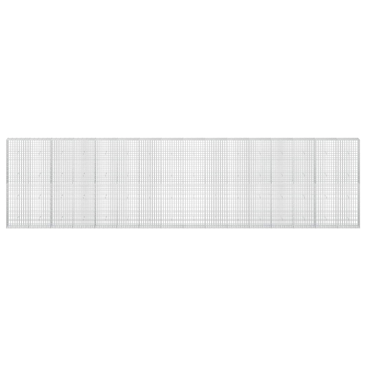 vidaXL Gabion with 5 mm Wire and 5x10 cm Mesh 800x30x200 cm 3