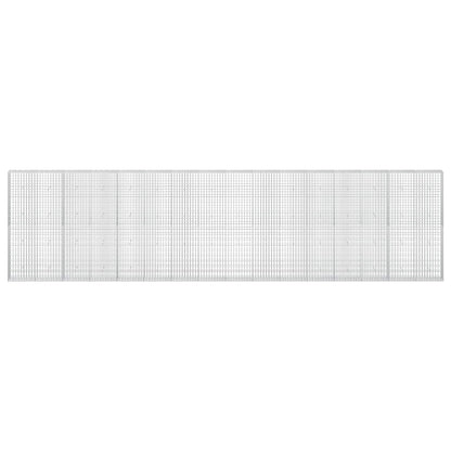vidaXL Gabion with 5 mm Wire and 5x10 cm Mesh 800x30x200 cm 3