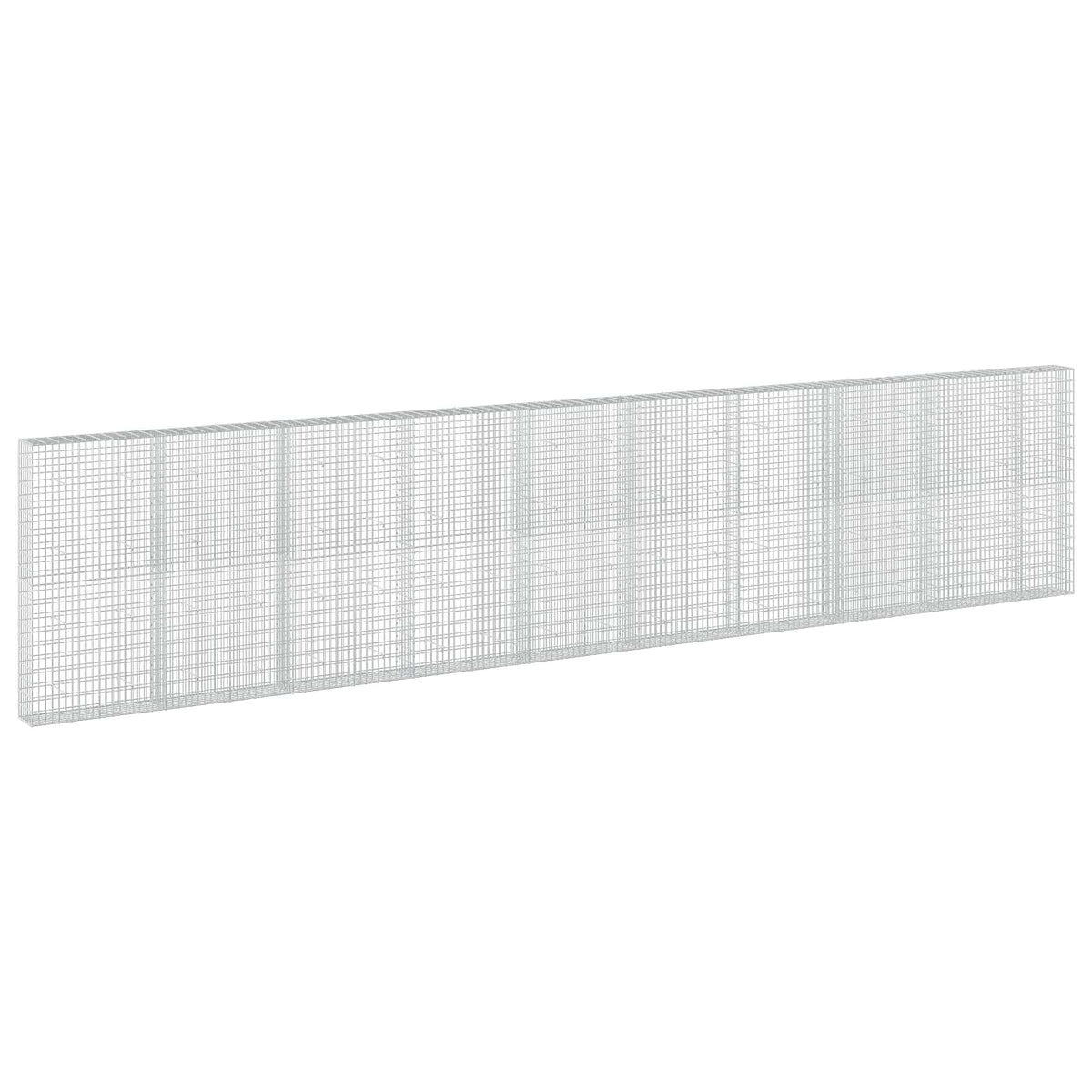 vidaXL Gabion with 5 mm Wire and 5x10 cm Mesh 950x30x200 cm 2