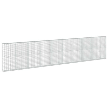 vidaXL Gabion with 5 mm Wire and 5x10 cm Mesh 950x30x200 cm 2