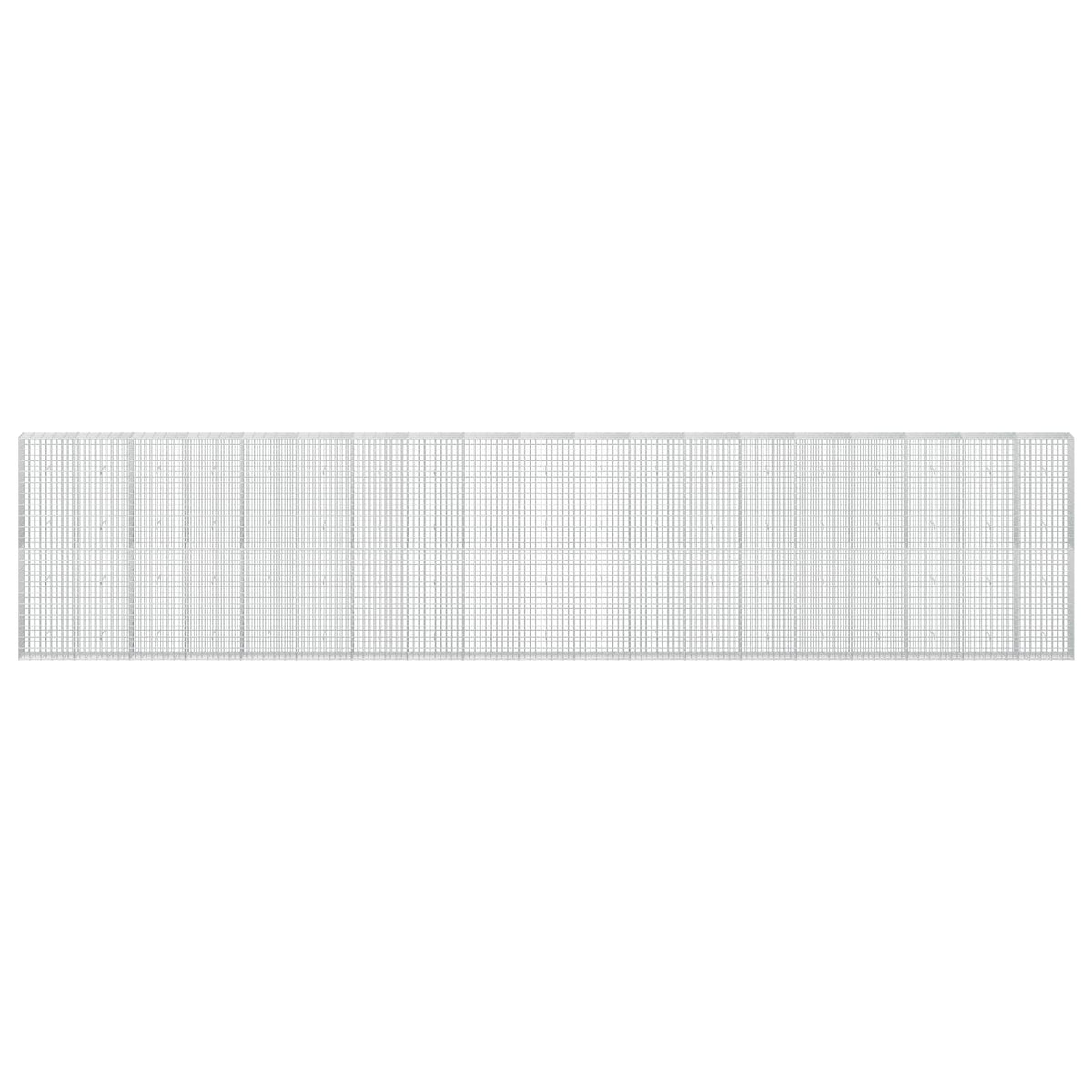 vidaXL Gabion with 5 mm Wire and 5x10 cm Mesh 950x30x200 cm 3