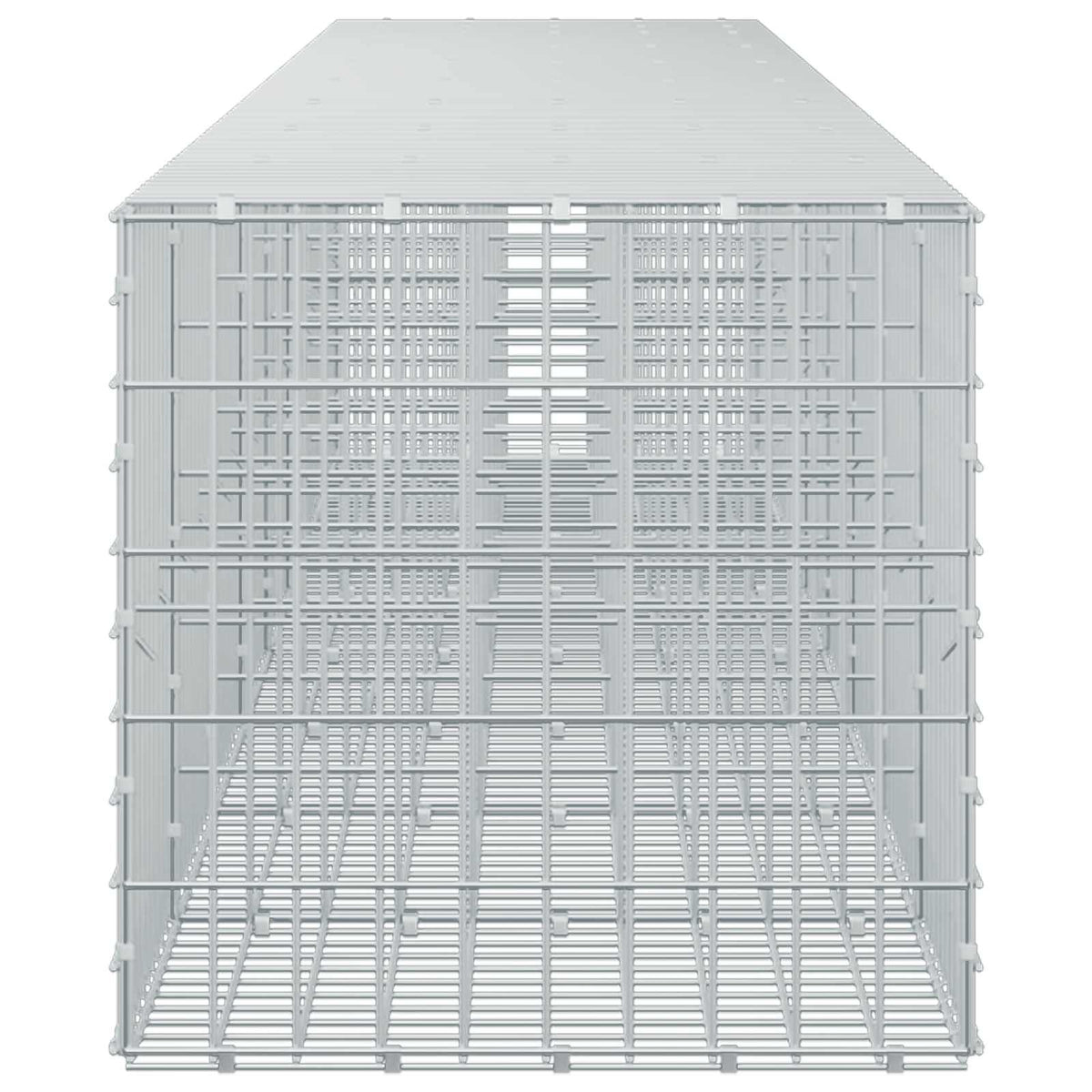 vidaXL Gabion with 5 mm Wire and 5x10 cm Mesh 800x50x50 cm 4