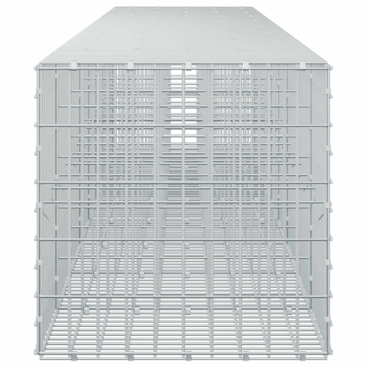 vidaXL Gabion with 5 mm Wire and 5x10 cm Mesh 850x50x50 cm 4