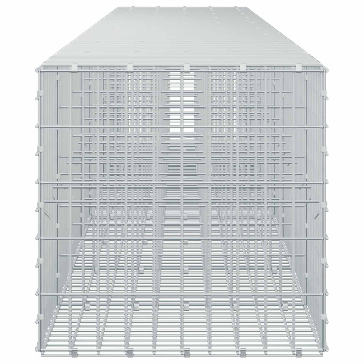 vidaXL Gabion with 5 mm Wire and 5x10 cm Mesh 900x50x50 cm 4