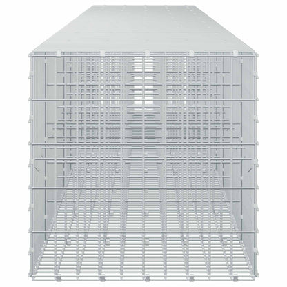 vidaXL Gabion with 5 mm Wire and 5x10 cm Mesh 900x50x50 cm 4