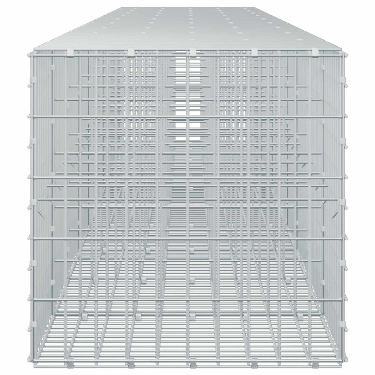 vidaXL Gabion with 5 mm Wire and 5x10 cm Mesh 950x50x50 cm 4