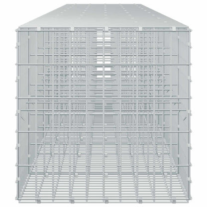 vidaXL Gabion with 5 mm Wire and 5x10 cm Mesh 950x50x50 cm 4