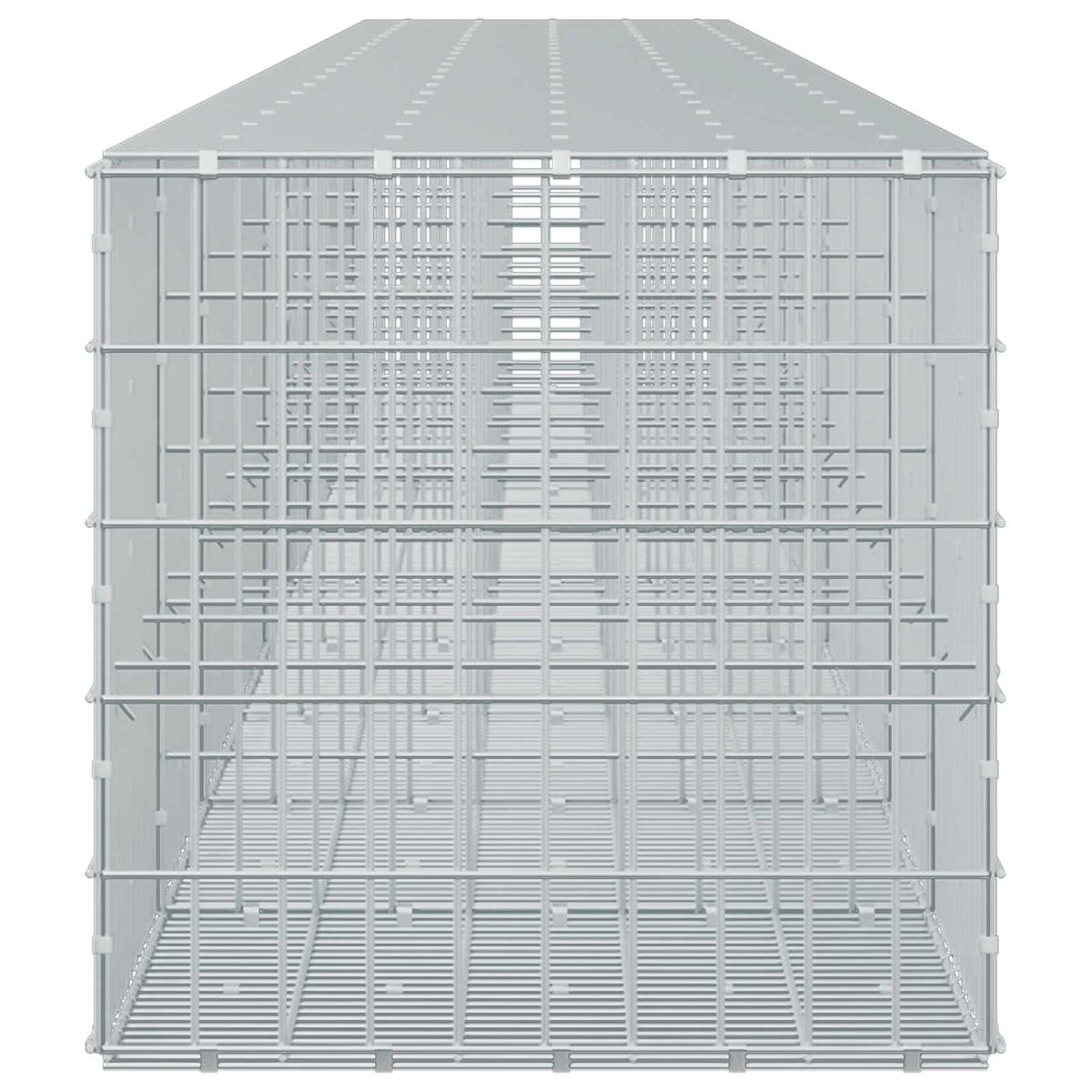 vidaXL Gabion with 5 mm Wire and 5x10 cm Mesh 1000x50x50 cm 4