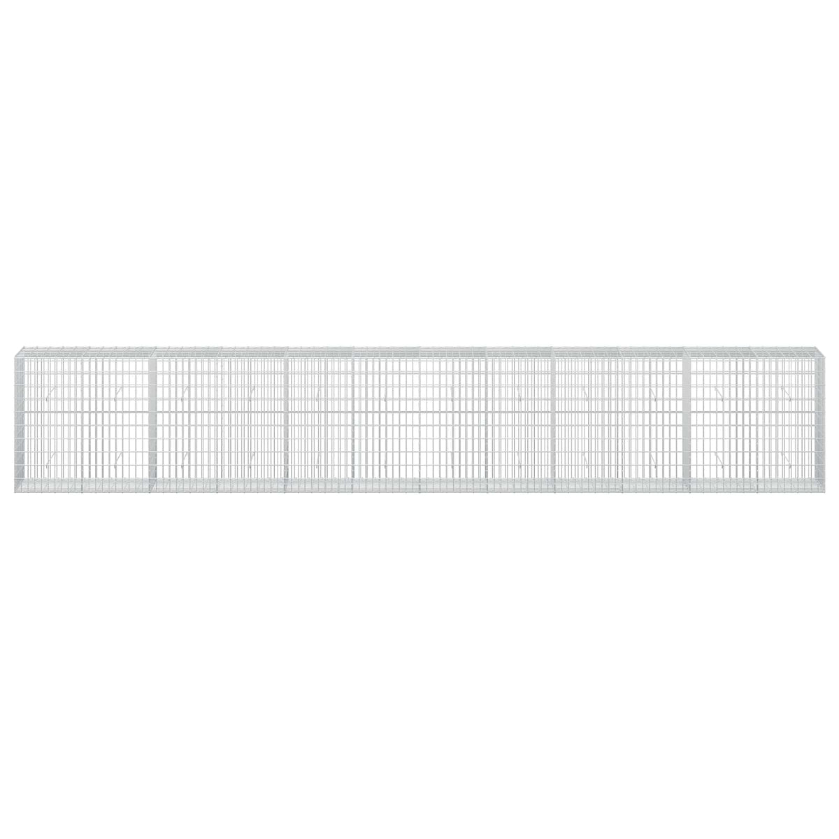 vidaXL Gabion with 5 mm Wire and 5x10 cm Mesh 600x50x100 cm 3