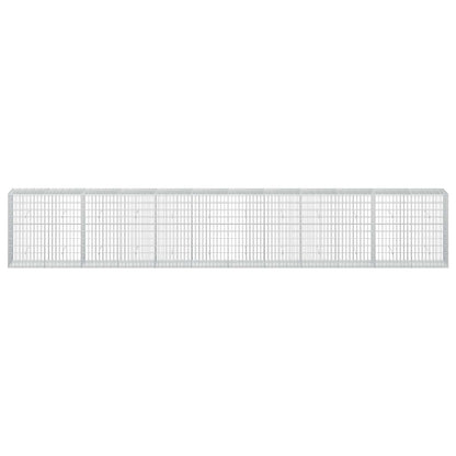 vidaXL Gabion with 5 mm Wire and 5x10 cm Mesh 600x50x100 cm 3