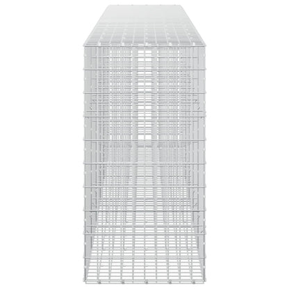vidaXL Gabion with 5 mm Wire and 5x10 cm Mesh 600x50x100 cm 4