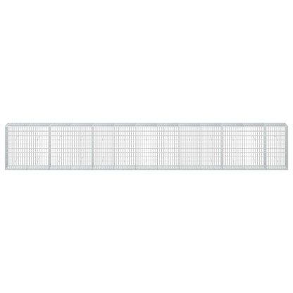 vidaXL Gabion with 5 mm Wire and 5x10 cm Mesh 650x50x100 cm 3