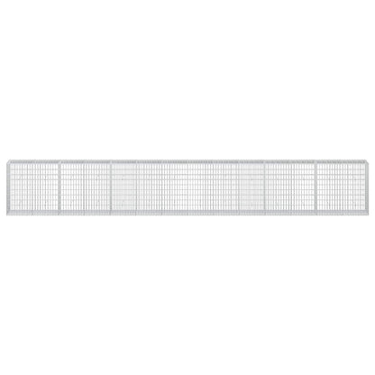 vidaXL Gabion with 5 mm Wire and 5x10 cm Mesh 700x50x100 cm 3