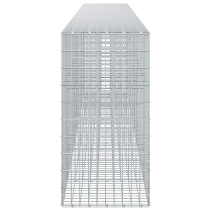 vidaXL Gabion with 5 mm Wire and 5x10 cm Mesh 800x50x100 cm 4