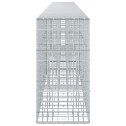 vidaXL Gabion with 5 mm Wire and 5x10 cm Mesh 1000x50x100 cm 4