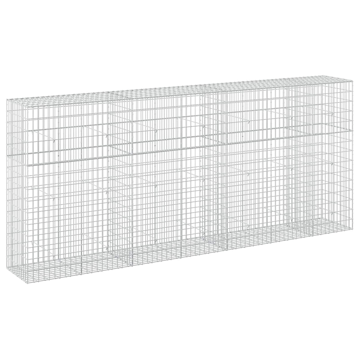 vidaXL Gabion with 5 mm Wire and 5x10 cm Mesh 350x50x150 cm 2