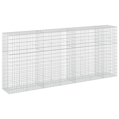 vidaXL Gabion with 5 mm Wire and 5x10 cm Mesh 350x50x150 cm 2