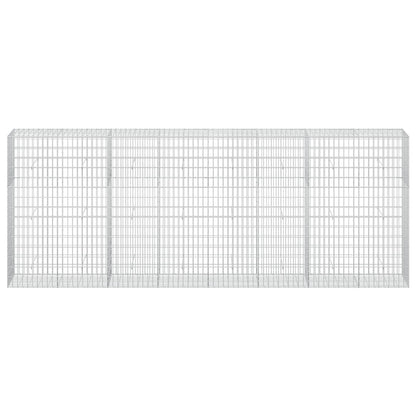 vidaXL Gabion with 5 mm Wire and 5x10 cm Mesh 400x50x150 cm 3