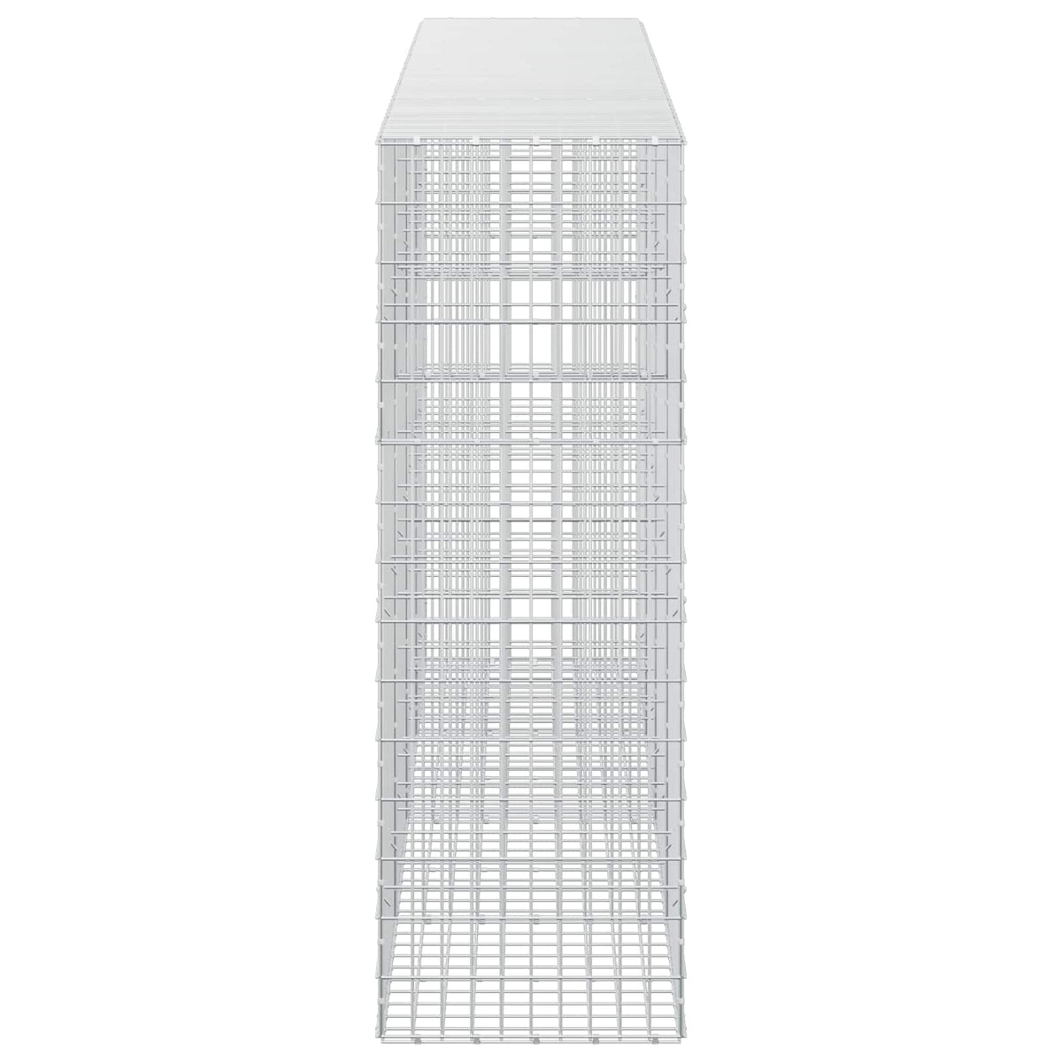 vidaXL Gabion with 5 mm Wire and 5x10 cm Mesh 400x50x150 cm 4