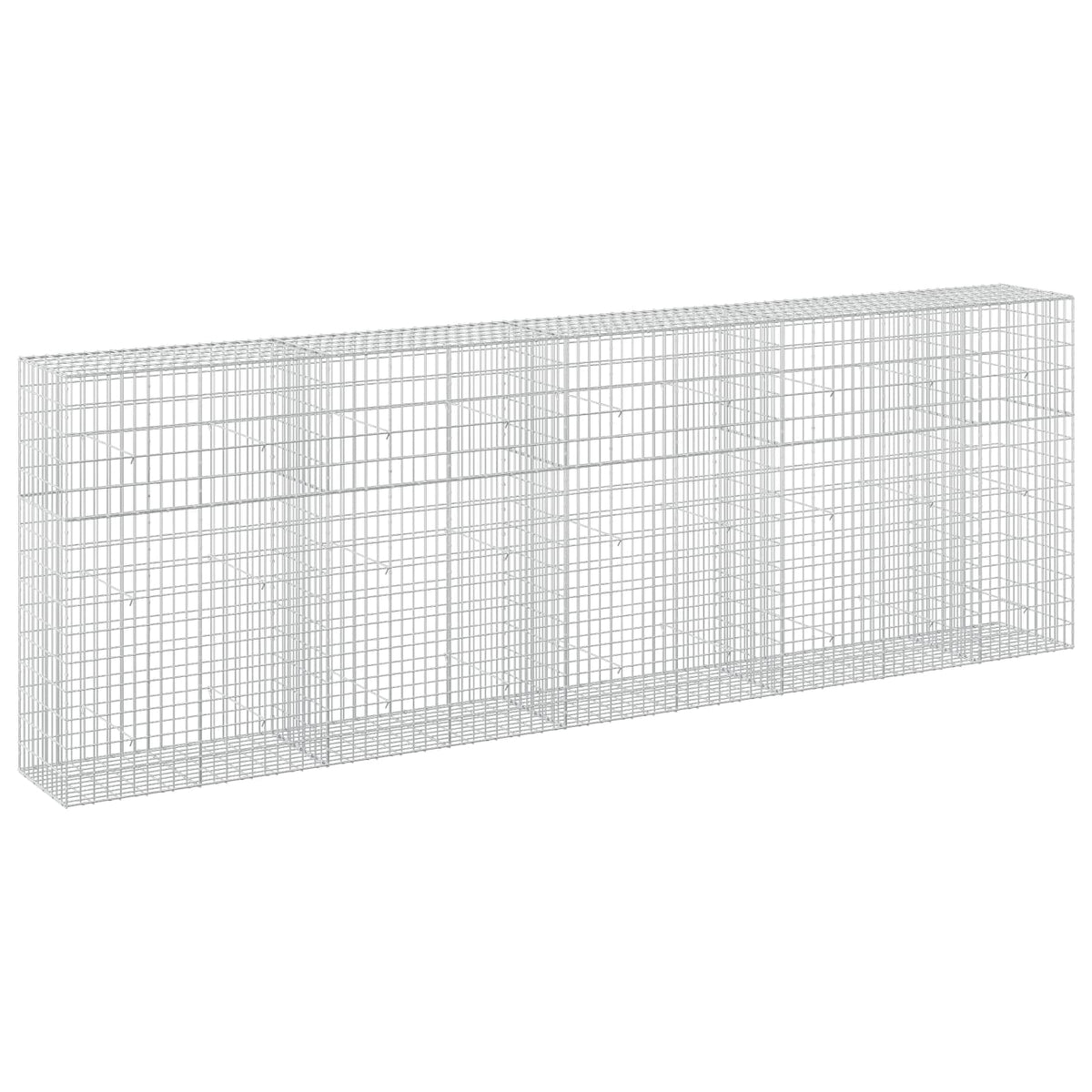 vidaXL Gabion with 5 mm Wire and 5x10 cm Mesh 450x50x150 cm 2